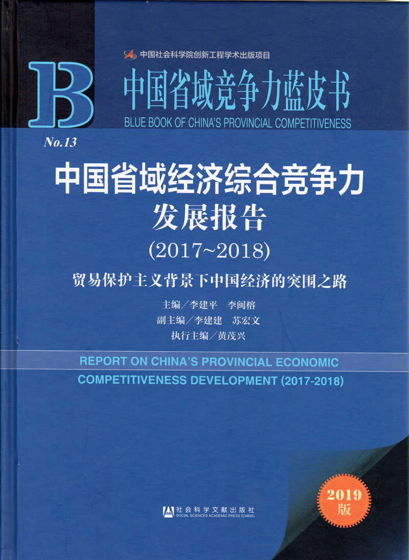 操小穴网址中国省域经济综合竞争力发展报告（2017-2018）